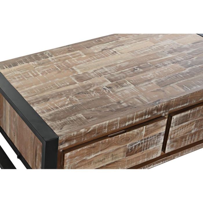 Mesa Centro Alpino DKD Home Decor Natural Negro 60 x 40 x 110 cm 6 Mesa Centro Alpino DKD Home Decor Natural Negro 60 x 40 x 110 cm 6