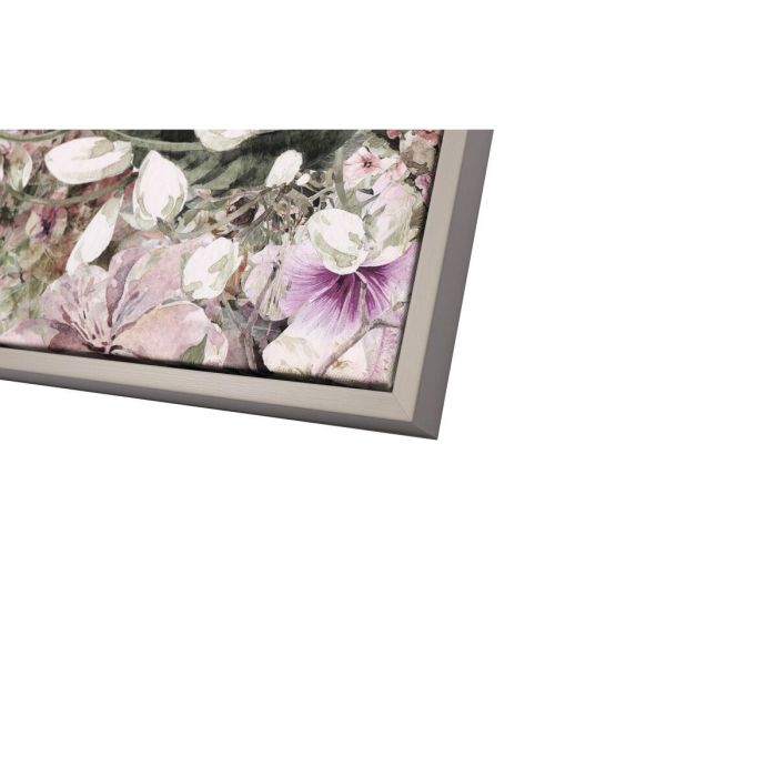 Lienzo Romimex Poliestireno Madera MDF Floral 100 x 70 x 3 cm 1