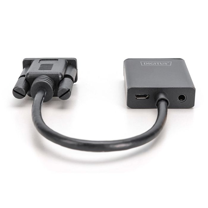 Digitus Convertidor VGA a HDMI Full HD 1080p Negro 1