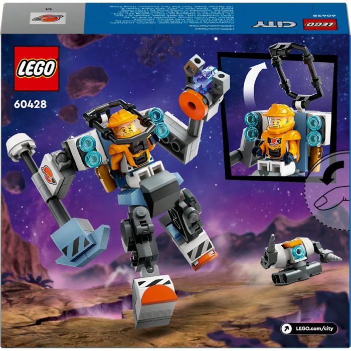 LEGO City Meca de Construcción Espacial 60428 - Juego de Construcción para Niños a Partir de 6 Años, 140 Piezas 7 LEGO City Meca de Construcción Espacial 60428 - Juego de Construcción para Niños a Partir de 6 Años, 140 Piezas 7