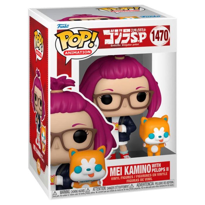 Funko POP Godzilla Singular Point Mei Kamino con Pelops II Figura de Vinilo de 9cm 1 Funko POP Godzilla Singular Point Mei Kamino con Pelops II Figura de Vinilo de 9cm 1