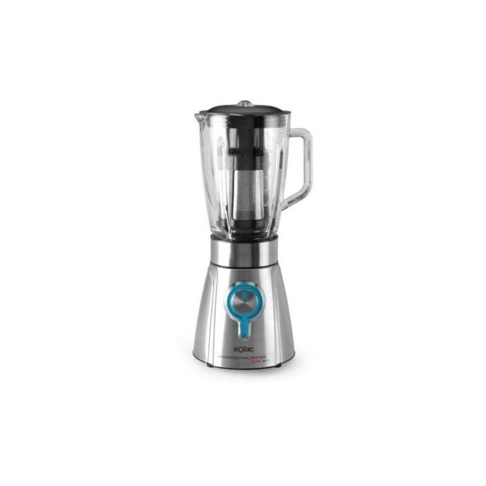 BATIDORA DE VASO SOLAC BV5723 PROFESSIONAL MIXTER - 1250W - 5 VELOCIDADES+TURBO - JARRA CRISTAL 1.5L - PICA HIELO - FULL INOX - PIES ANTIDESLIZANTES 0 BATIDORA DE VASO SOLAC BV5723 PROFESSIONAL MIXTER - 1250W - 5 VELOCIDADES+TURBO - JARRA CRISTAL 1.5L - PICA HIELO - FULL INOX - PIES ANTIDESLIZANTES 0