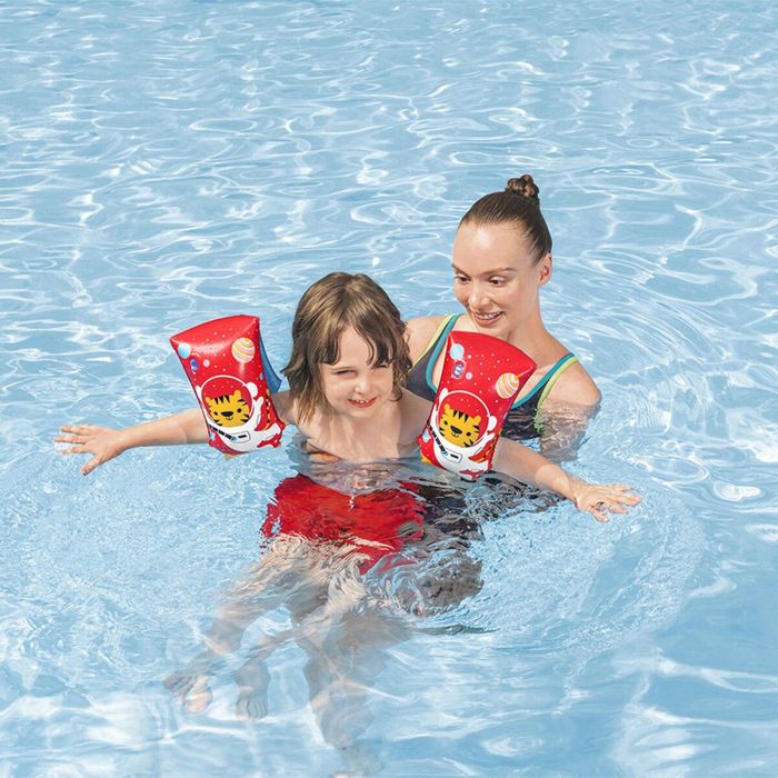 Bestway Chaleco Hinchable Decorado Tropical 41x30 cm +3 a 6 Años Playa y Piscina 32069 1