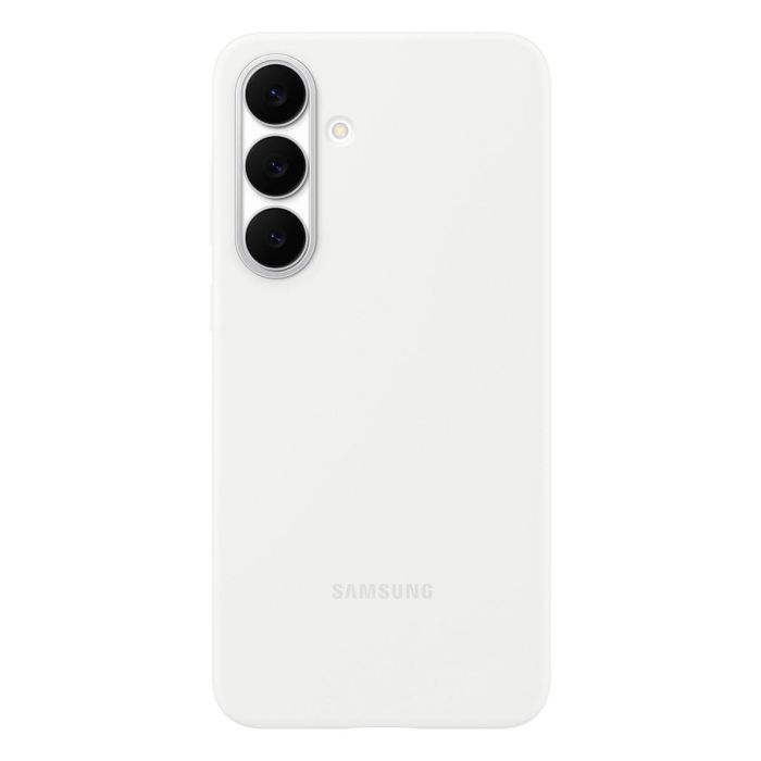 Samsung Funda Silicona para Galaxy S25 FE, Blanca, Resistente a Impactos y Rayones 0 Samsung Funda Silicona para Galaxy S25 FE, Blanca, Resistente a Impactos y Rayones 0