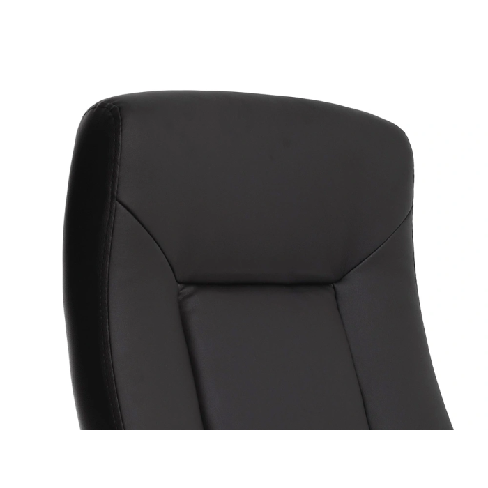 Q-connect Silla de Dirección Vero NA Simil Piel Base Metálica Ruedas Premium Negro Ancho 63 cm x Profundidad 70 cm x Altura 116-124 cm 5