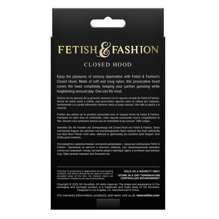 Máscara NS Novelties Fetish & Fashion 3 Máscara NS Novelties Fetish & Fashion 3