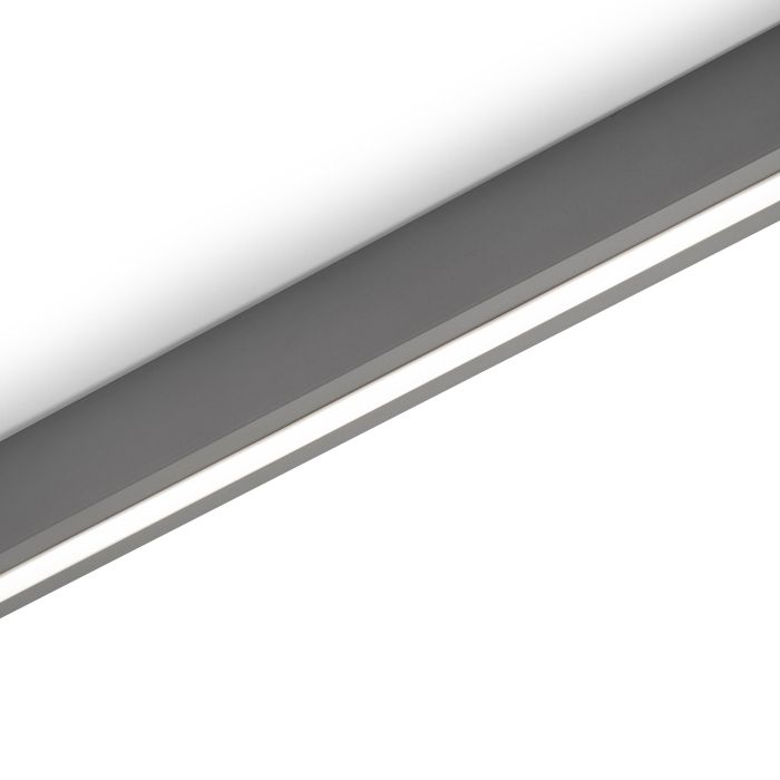 Emuca Kit de barra para armario Luxe, tira LED 4,5x8 Neonlynx V, sensor de movimiento RF Smart y convertidor Smart (24V DC), longitud 1.150mm, Luz blanca cálida 2.700K, Plástico y Aluminio, Titanio 10 Emuca Kit de barra para armario Luxe, tira LED 4,5x8 Neonlynx V, sensor de movimiento RF Smart y convertidor Smart (24V DC), longitud 1.150mm, Luz blanca cálida 2.700K, Plástico y Aluminio, Titanio 10