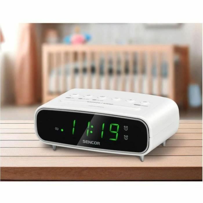 Radio Sencor SRC 2600 W Blanco AM/FM 2 Radio Sencor SRC 2600 W Blanco AM/FM 2