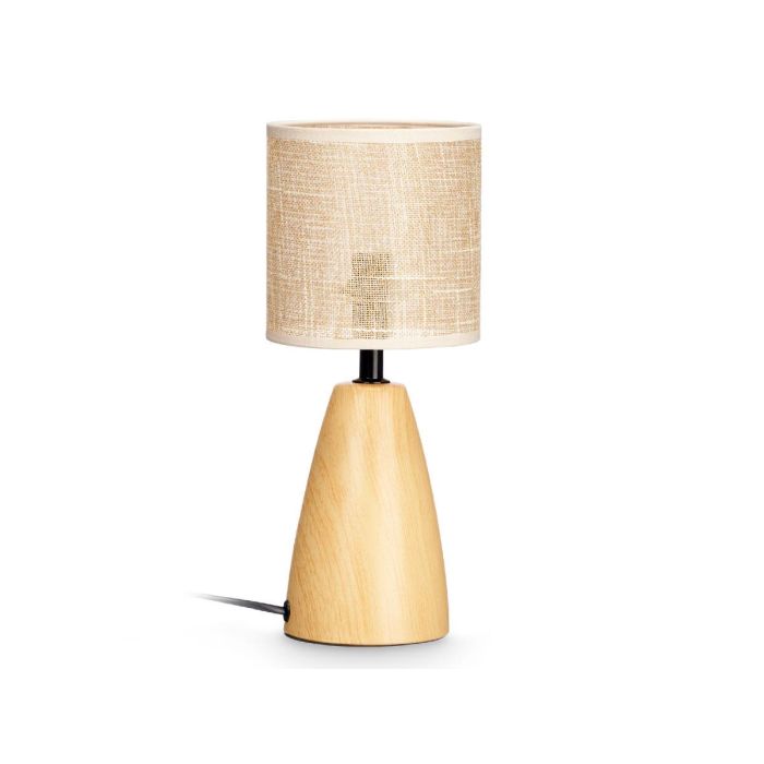 Lampara Sobremesa Efecto Madera Oval Alta Giftdecor 14X33CM (12 Unidades) 1 Lampara Sobremesa Efecto Madera Oval Alta Giftdecor 14X33CM (12 Unidades) 1