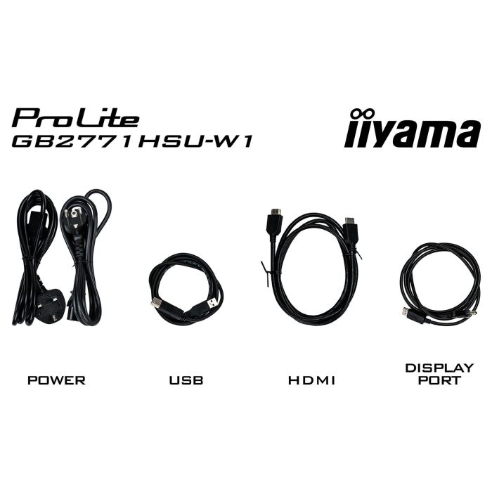 iiyama G-MASTER GB2771HSU-W1 Monitor Gaming 27" (68.6 cm) Full HD 1920x1080 Fast IPS 240 Hz AMD FreeSync HDR Blanco 6 iiyama G-MASTER GB2771HSU-W1 Monitor Gaming 27" (68.6 cm) Full HD 1920x1080 Fast IPS 240 Hz AMD FreeSync HDR Blanco 6