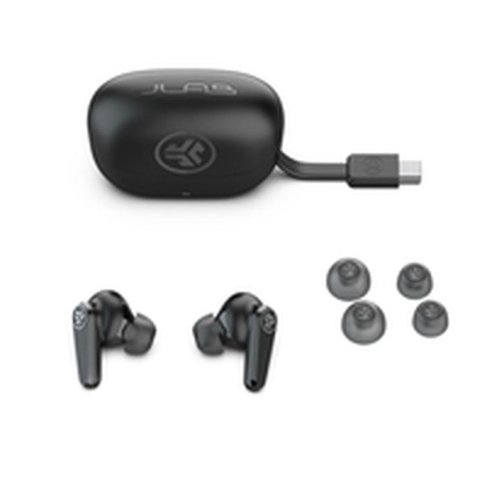 Auriculares Inalámbricos con Estuche de Carga JLab IEUEBGOPODSRBLK124 Negro 1