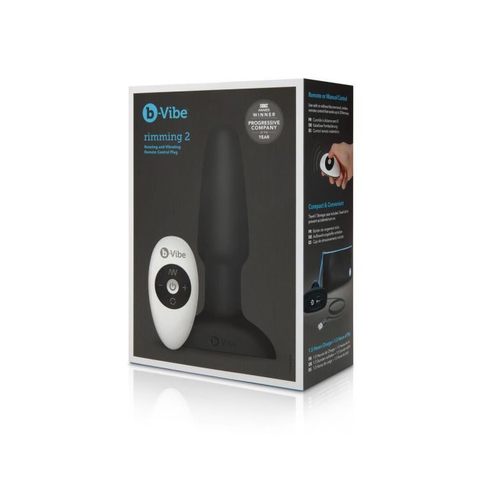 Plug anal con control remoto B-Vibe 5858070000 Negro 3 Plug anal con control remoto B-Vibe 5858070000 Negro 3