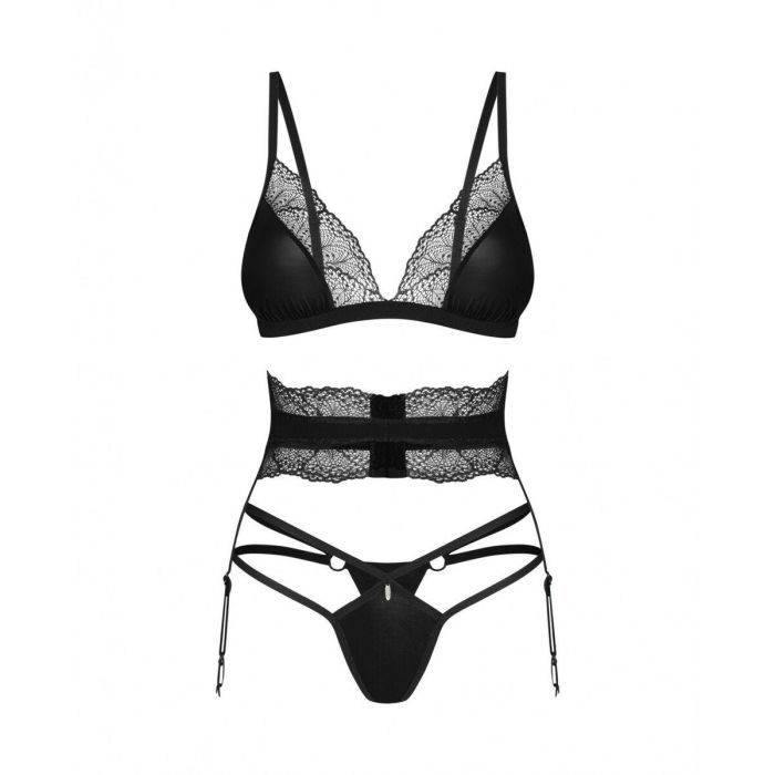 Conjunto de Lencería Obsessive XS/S 3 Piezas 2 Conjunto de Lencería Obsessive XS/S 3 Piezas 2