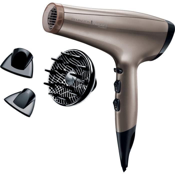 Remington AC8002 Secador de Pelo Profesional Keratin Protect, Iónico, 2200W, Motor AC, con Difusor y 2 Concentradores Remington AC8002 Secador de Pelo Profesional Keratin Protect, Iónico, 2200W, Motor AC, con Difusor y 2 Concentradores