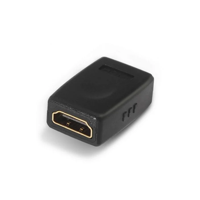 Aisens Adaptador HDMI Hembra a Hembra, Conectores HDMI Dorados 24K, Soporta WQXGA 2560 x 1600 y 120Hz