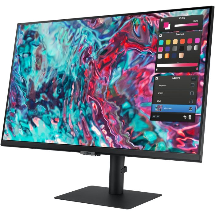 Samsung S27B800TGU Monitor ViewFinity S8 27'' 4K UHD IPS 5ms con HDMI, 2xThunderbolt 4, VESA Pivot, Negro 1