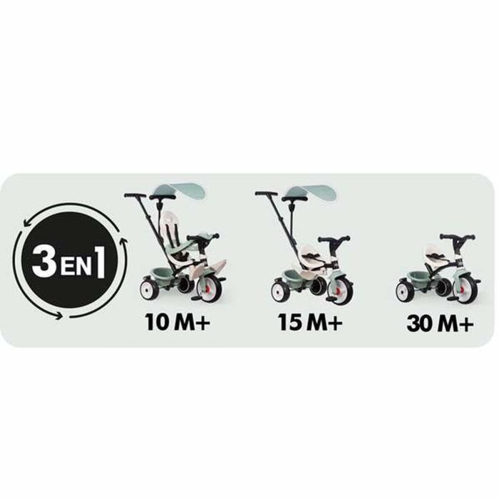 SMOBY - SMOBY Life - Triciclo para bebés S.Life Balade 6 SMOBY - SMOBY Life - Triciclo para bebés S.Life Balade 6
