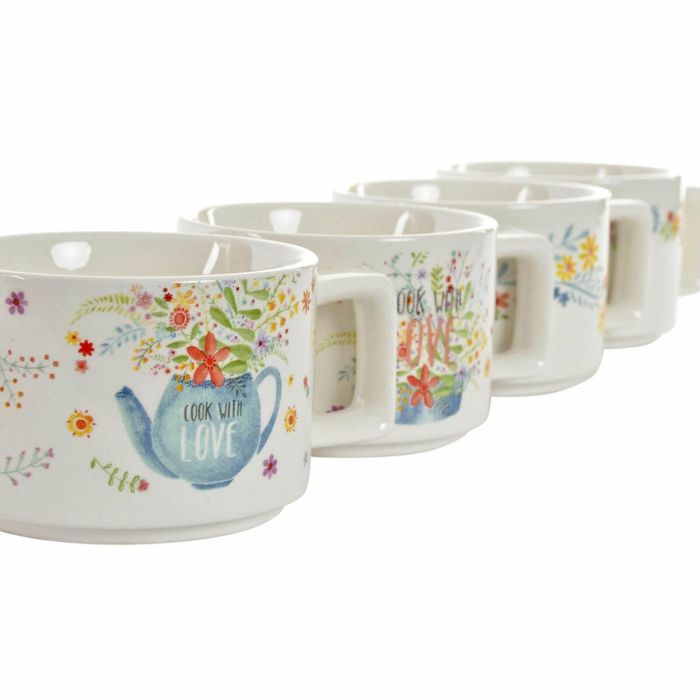 Cafe Shabby DKD Home Decor Multicolor 10.5 x 25 x 13.5 cm Set de 4 2