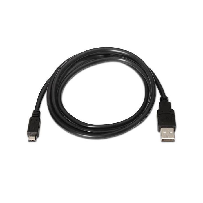 Aisens Cable Usb 2.0 Tipo A-M - Micro B-M Negro 0,8M