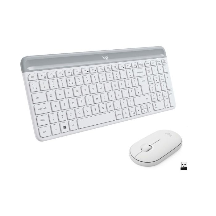 Teclado y Ratón Logitech 920-009197 Blanco Italiano QWERTY Teclado y Ratón Logitech 920-009197 Blanco Italiano QWERTY