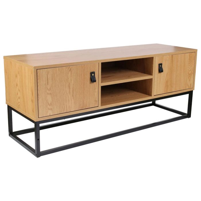 Home Deco Factory Mueble TV Colección Industriel en Madera y Metal con Puertas y Estanterías 117x39x48 cm 0 Home Deco Factory Mueble TV Colección Industriel en Madera y Metal con Puertas y Estanterías 117x39x48 cm 0