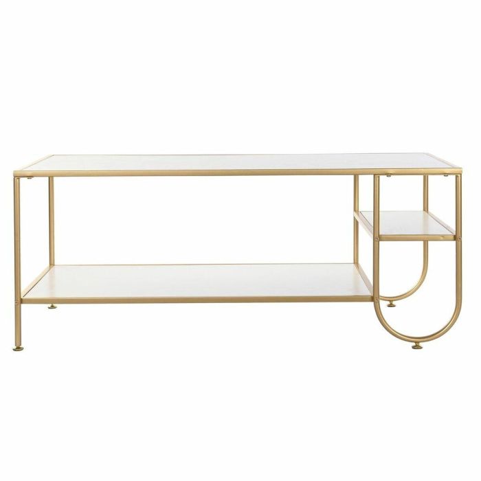 Mesa Centro Glam DKD Home Decor Dorado Blanco 55 x 45 x 110 cm 1