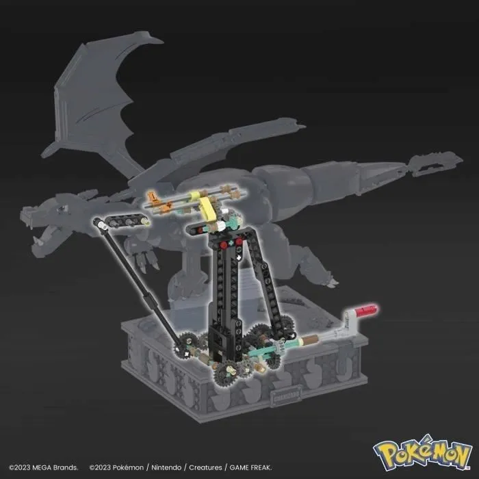 Mega Bloks Pokemon Charizard Movimiento Mecanizado Hmw05 +12 Años 4