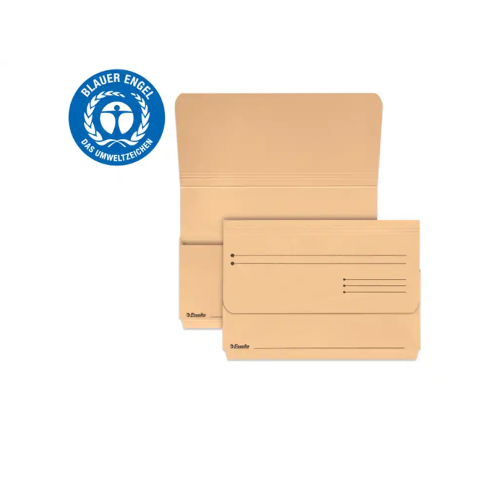 Subcarpeta Esselte Pocket (Bolsa Fuelle) 275G Fº Beige Paquete De 25 1