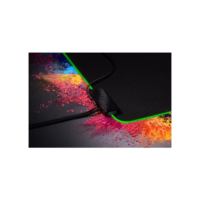 Razer Alfombrilla de Ratón Golithus Chroma RZ02-02500300-R3M1 Negro LED Multicolor 920x294mm Base Antideslizante Caucho 2