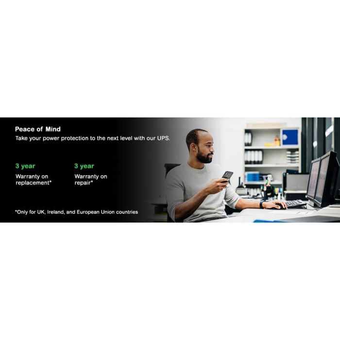 APC BR1500G-GR Back-UPS Pro 1500VA/865W Power Saving Line Interactive UPS - Onda Senoidal, 6 Salidas Tipo F 6 APC BR1500G-GR Back-UPS Pro 1500VA/865W Power Saving Line Interactive UPS - Onda Senoidal, 6 Salidas Tipo F 6