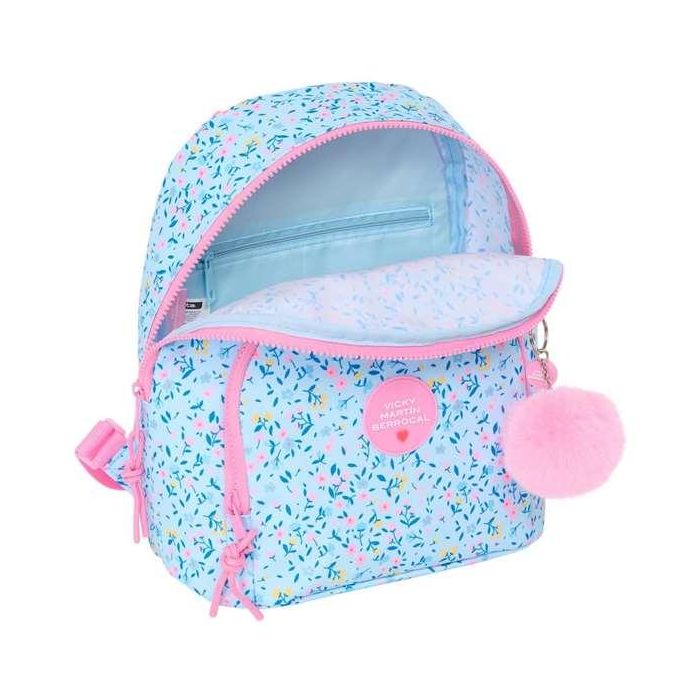 Mochila Casual Vicky Martín Berrocal Paraíso Rosa Azul claro 25 x 30 x 13 cm 3 Mochila Casual Vicky Martín Berrocal Paraíso Rosa Azul claro 25 x 30 x 13 cm 3
