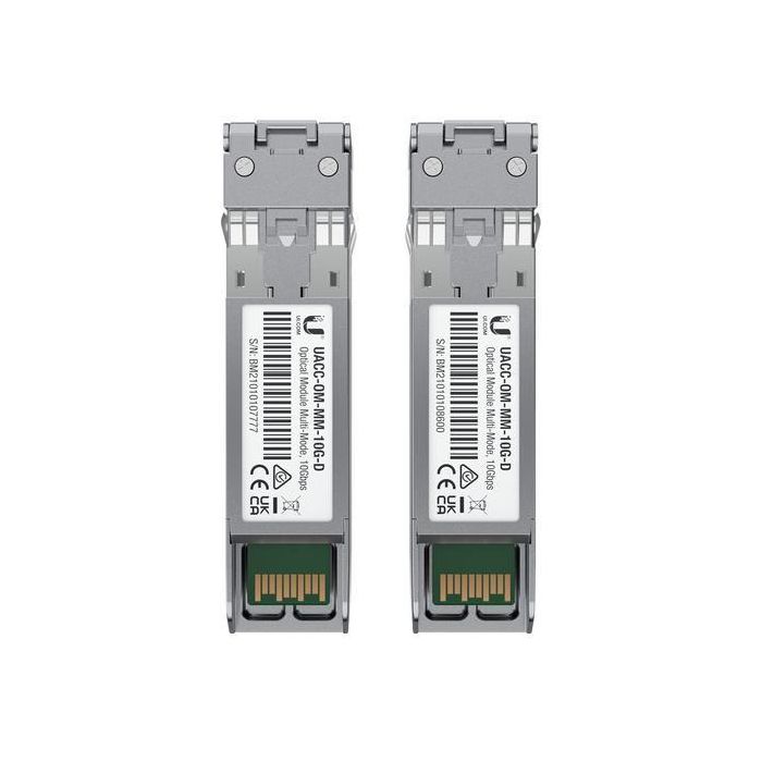 Ubiquiti LC, 850nm, 10Gbps, 0.8W, 300m Ubiquiti LC, 850nm, 10Gbps, 0.8W, 300m
