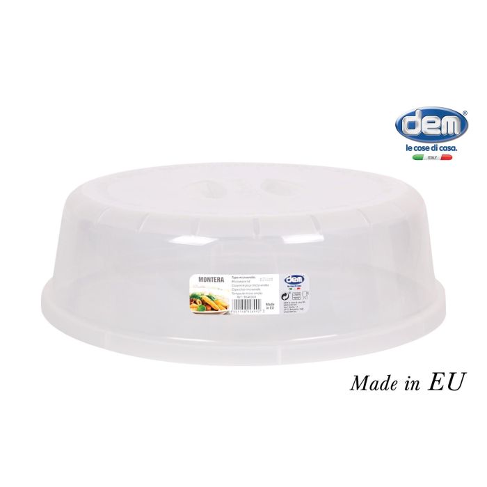 Tapa para Microondas Transparente 24 cm Montera - Dem (48 Unidades) Tapa para Microondas Transparente 24 cm Montera - Dem (48 Unidades)