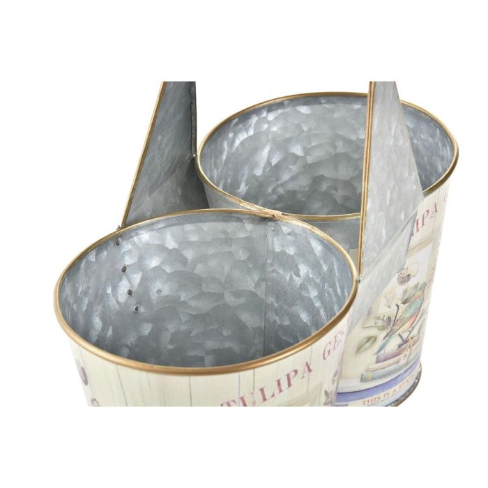 Macetero Shabby DKD Home Decor Rosa 12 x 23 x 24 cm 2 Macetero Shabby DKD Home Decor Rosa 12 x 23 x 24 cm 2