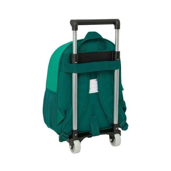 Safta Mochila 006+Carro 705 Real Betis Balompie Resistente al Agua 28x34x10 cm 1