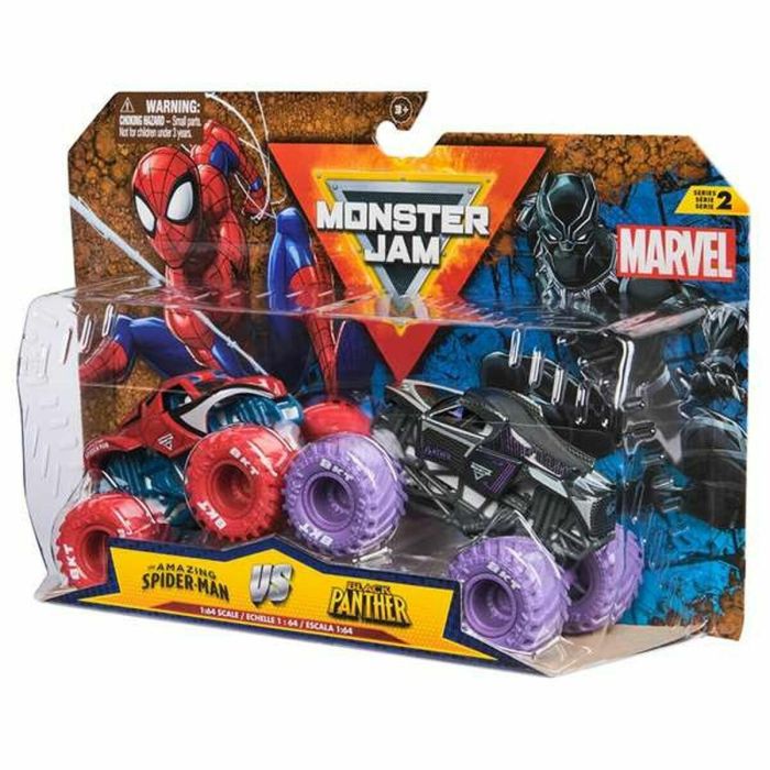Spin Master SPI1728686262276 Pack de 2 Vehículos de Fundición a Presión 1:64 - Marvel Monster Jam - Juguete para Niños de 3 Años+ 0 Spin Master SPI1728686262276 Pack de 2 Vehículos de Fundición a Presión 1:64 - Marvel Monster Jam - Juguete para Niños de 3 Años+ 0
