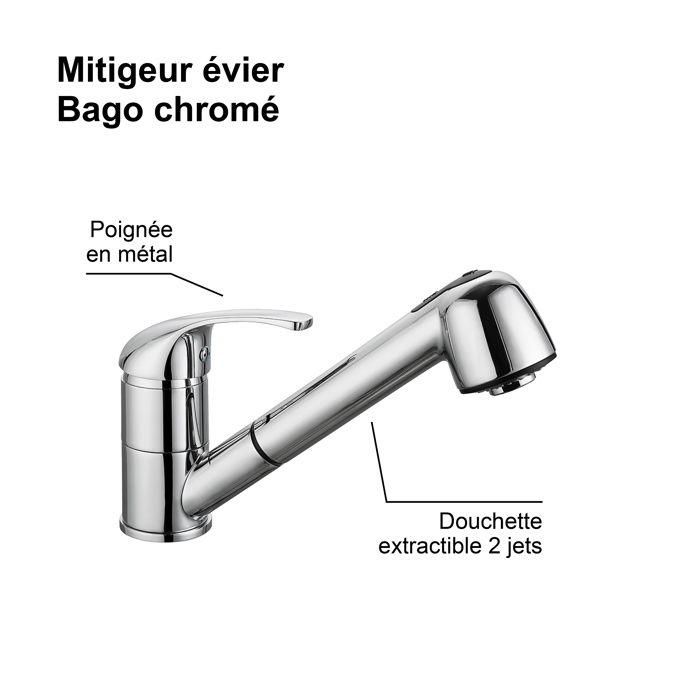 EDOUARD ROUSSEAU ROU3047404051631 Mezclador de Cocina BAGO Cromo 1 EDOUARD ROUSSEAU ROU3047404051631 Mezclador de Cocina BAGO Cromo 1