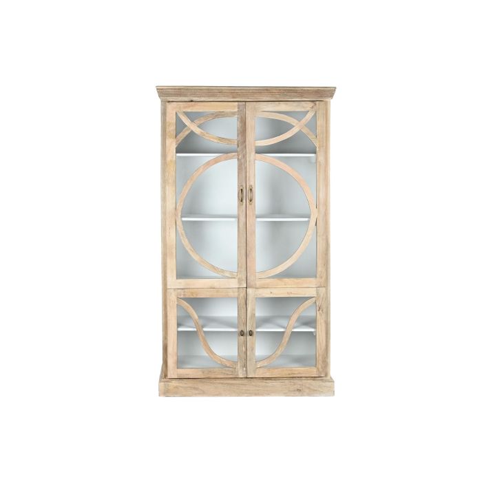 DKD Home Decor Vitrina Toscana Blanco Natural 120 x 50 x 205 cm 8 DKD Home Decor Vitrina Toscana Blanco Natural 120 x 50 x 205 cm 8