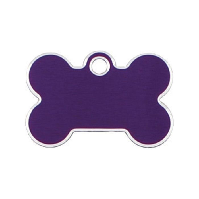 Placa identificativa para collar Imarc Bone Lila