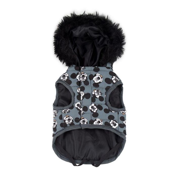 Abrigo para Perro Mickey Mouse Gris 3 Abrigo para Perro Mickey Mouse Gris 3