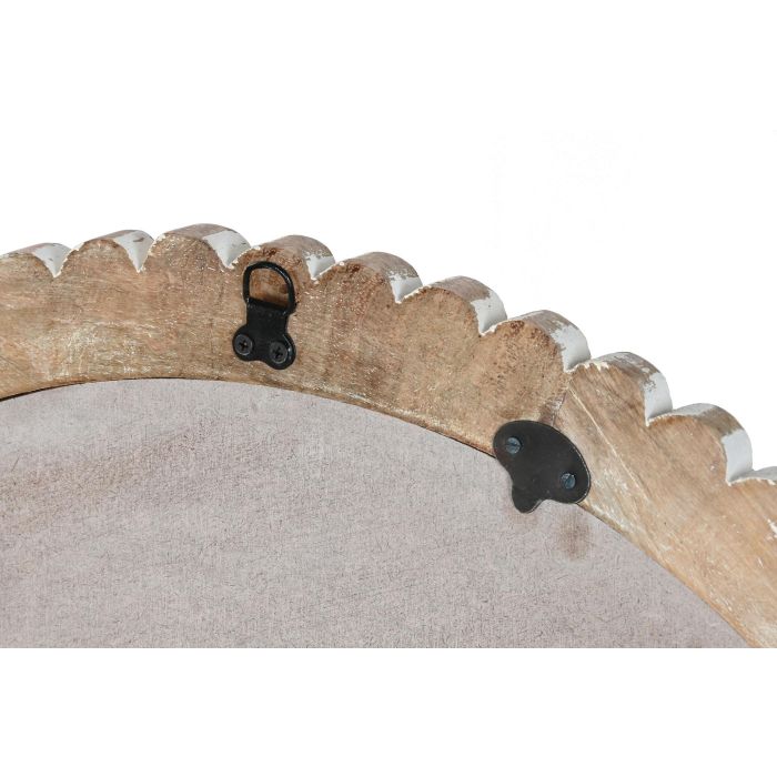 DKD Home Decor Espejo Colonial Natural Mango y Cristal 71 x 71 x 3 cm 2