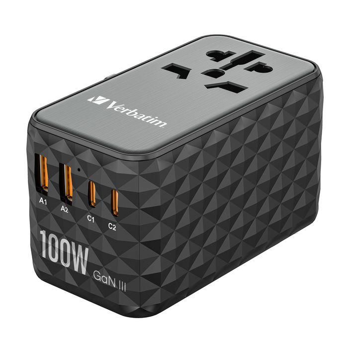 Verbatim Uta-06 Adaptador Universal De Viaje Con 2 Puerto Usb-C - 2 Puerto Usb-A 6 Verbatim Uta-06 Adaptador Universal De Viaje Con 2 Puerto Usb-C - 2 Puerto Usb-A 6