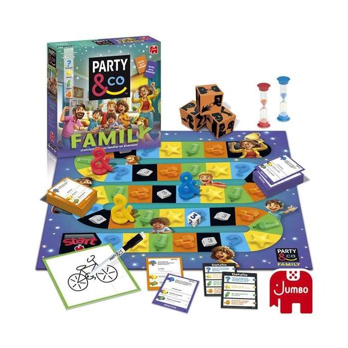 Juego party & co. family. juego de mesa para toda la familia con dos niveles de dificultad 1 Juego party & co. family. juego de mesa para toda la familia con dos niveles de dificultad 1