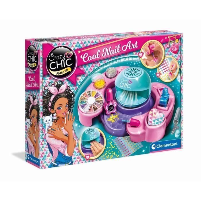 Clementoni Estudio de Uñas Maletín Cool Nail Art con muchos accesorios para niñas a partir de 6 años 38,5x28,5x7,8 cm 2