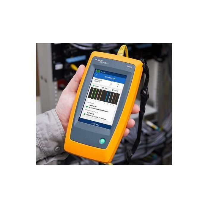 Fluke Multímetro Digital Pantalla Táctil Capacitiva 800x480, Batería Li-ion 3.6V 6400mAh, LLDP/CDP/FLP, IEEE 802.3af/at/bt 3