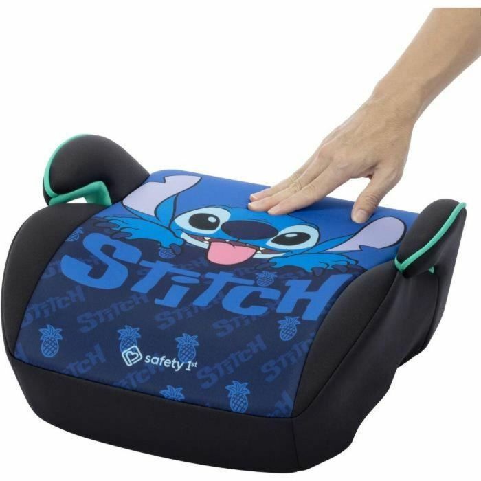 Safety 1St SF8712930023982 Asiento Elevador para Auto Disney Star Plus i-Safe Stitch, Grupo 3, con Cinturón, de 6 a 10-12 Años (36 kg), Classic Stitch 1