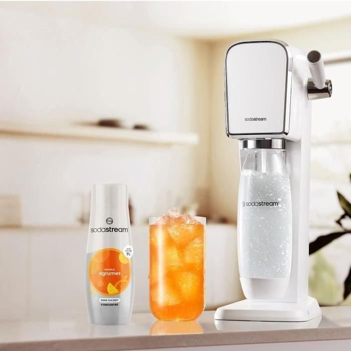 Concentrados SODASTREAM - Pack de 6 Concentrados Cítricos Sin Azúcar - Hasta 54L de Bebidas - 440 ml 2