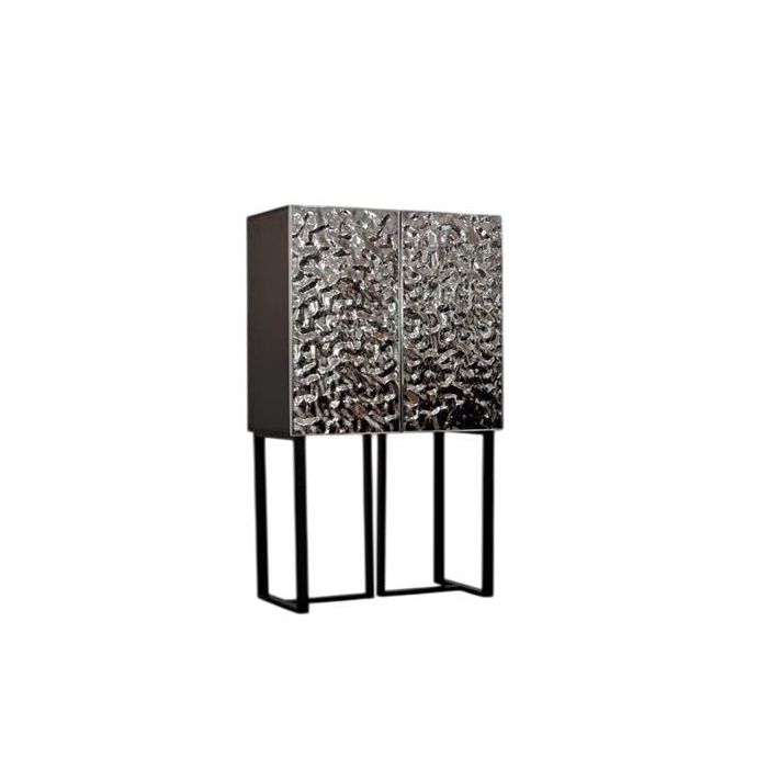 Aparador Chic DKD Home Decor Plateado 41 x 160 x 80 cm