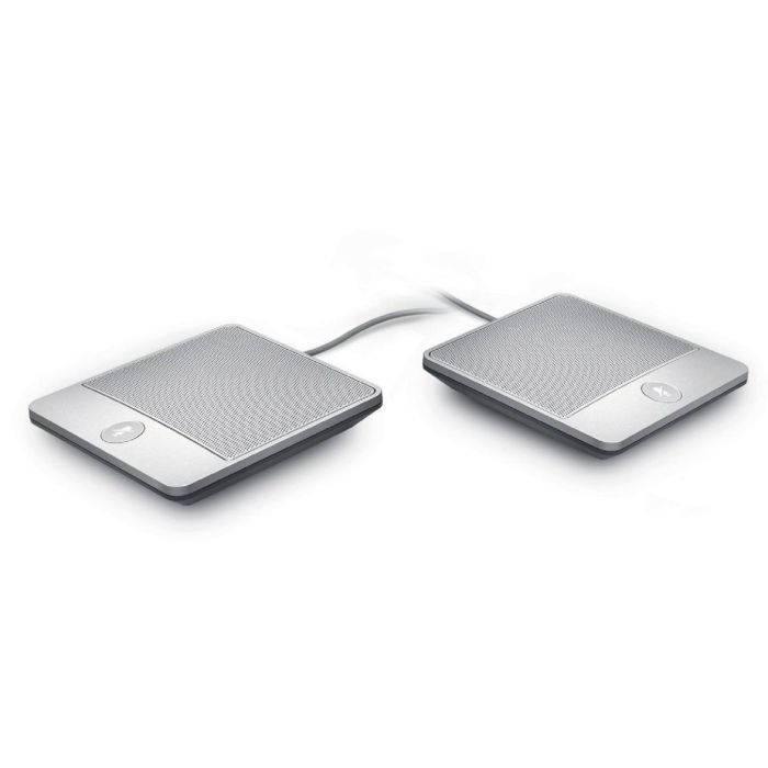 Yealink CPE90 Micrófono de Conferencia Alámbrico Plata con Cancelación de Eco Compatible con CP960