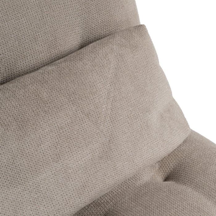 Chaise-Lounger Taupe Tejido-Metal 168 X 90 X 82 cm